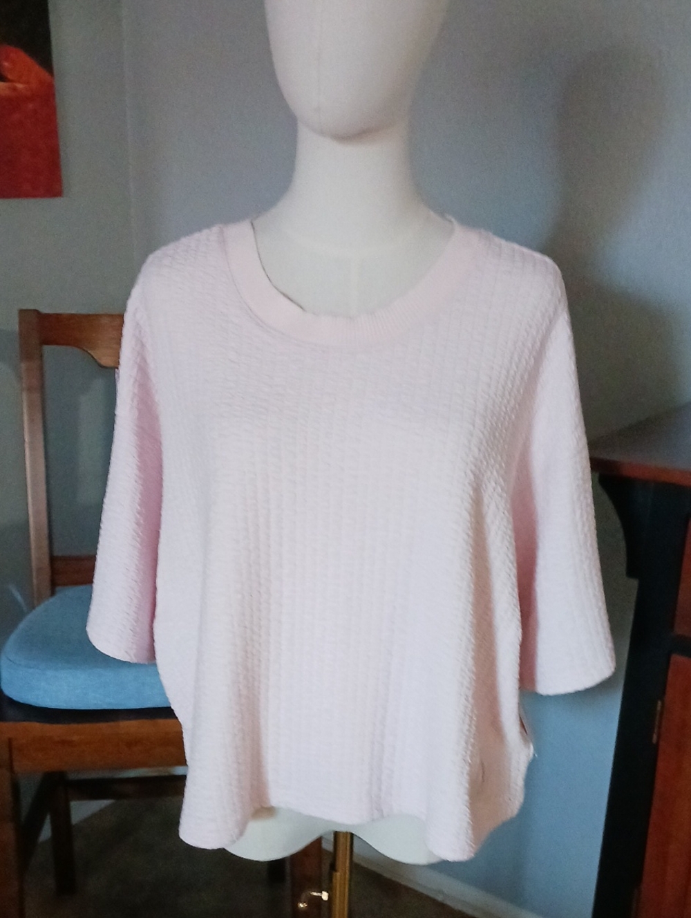NEW!! Free People "Found My Friend" Tee In Bleached Clay (Light Pink)